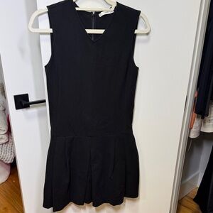 Vince Black Mini Romper Dress